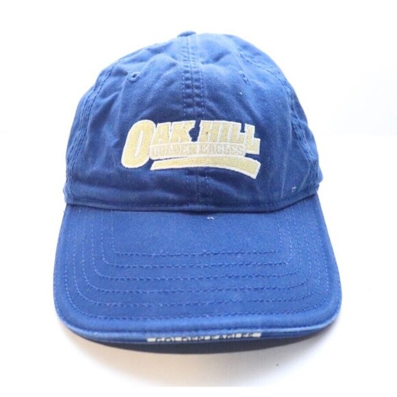 Vintage Oak Hill Golden Eagles Hat‎ Baseball Cap  Indiana High School Blue OSFA - Picture 1 of 6